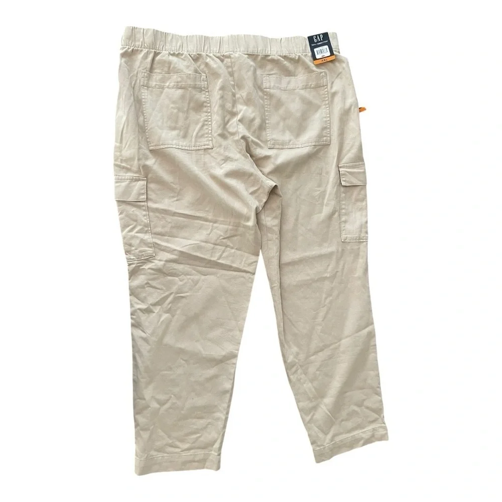 GAP TWILL CARGO PANT Elastic Waistband Size XXL - Picture 3 of 9
